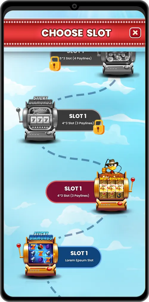 Cash Quest slot map